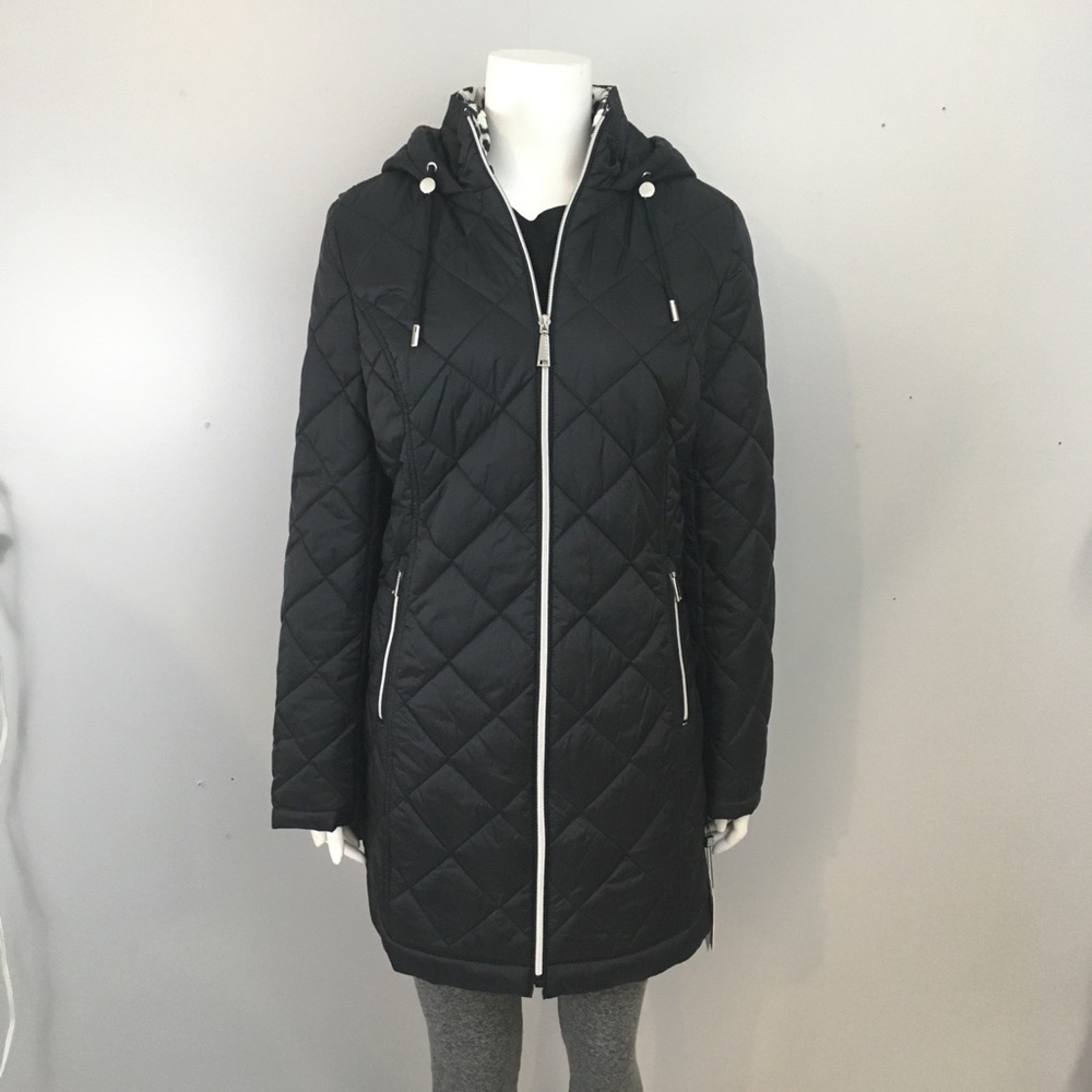 New! Laundry Shelli Segal Quilted Jacket Coat